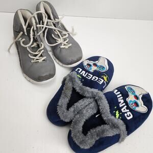 Above the Rim BB Shoes Wonder Nation Gaming Legend Hard Soled Slippers Size 2.5